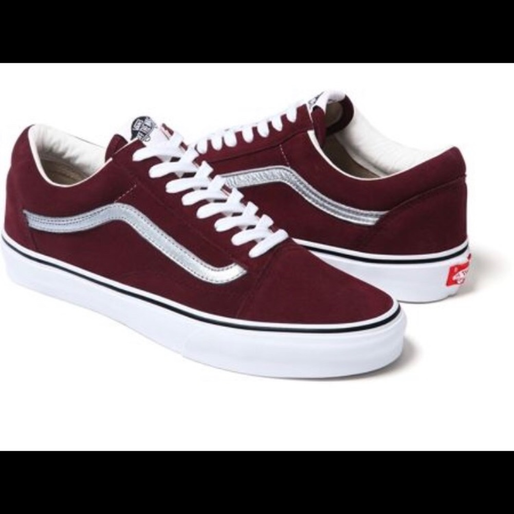 Maroon vans